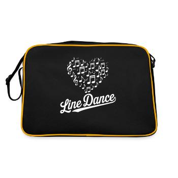 Danse en ligne Danser avec l’amour et le cœur - Sac Retro - noir/or - Dos
