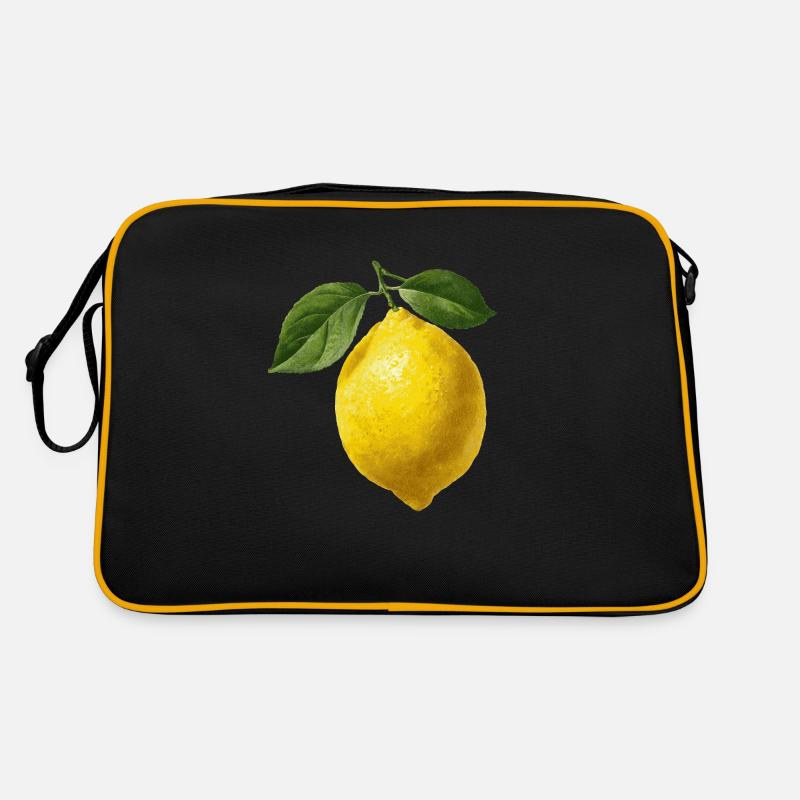 Zitrone Retro Tasche
