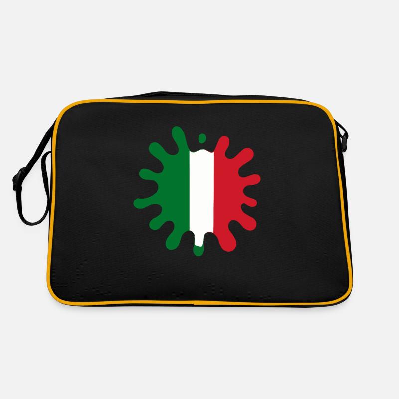 Blobs de drapeau italien Sac Retro