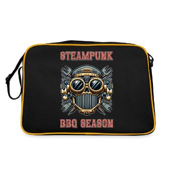Steampunk BBQ Season 4 - Retro Bag - black/gold - Back