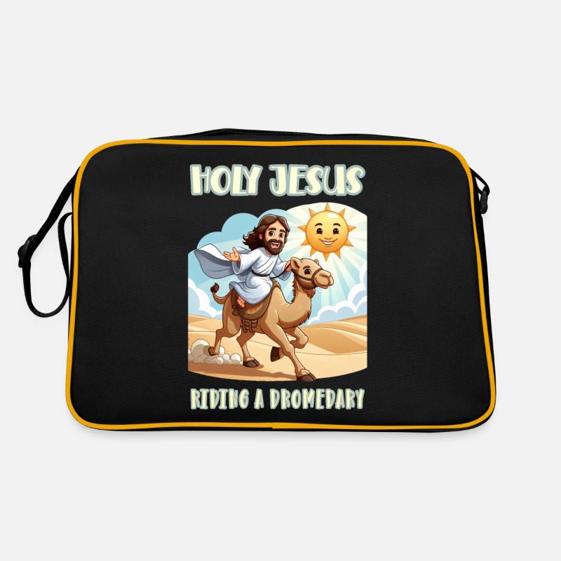Saint Jésus chevauchant un dromadaire Sac Retro