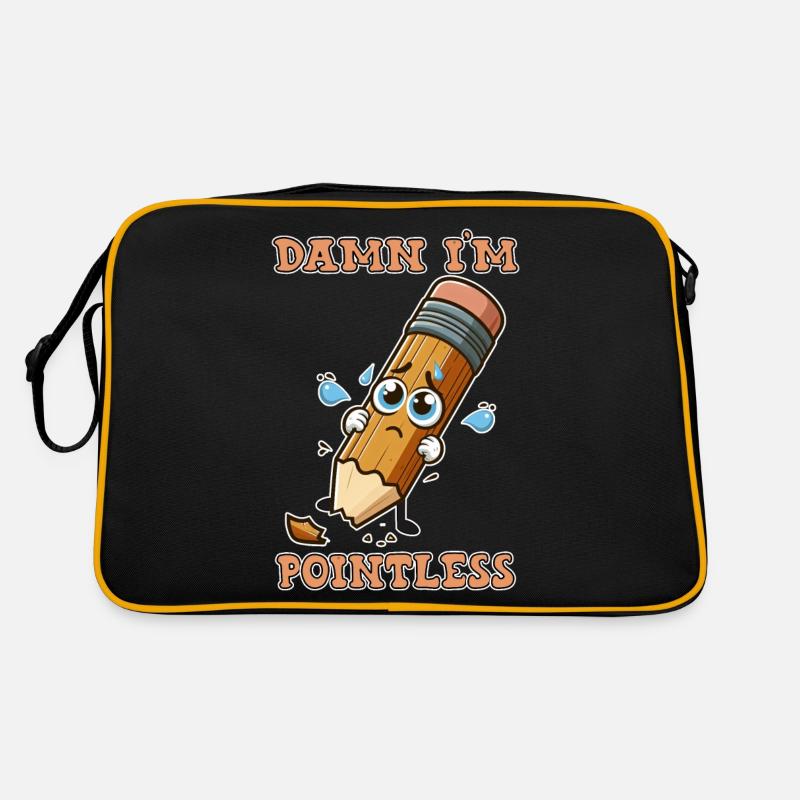 je suis inutile Sac Retro