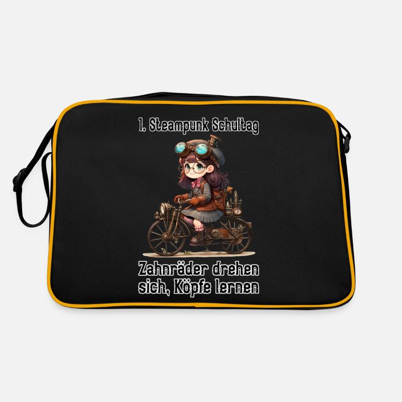 First Steampunk School Day Retro Bag