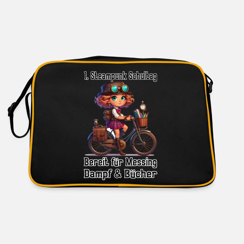 First Steampunk School Day Retro Bag