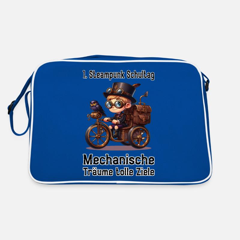 First Steampunk School Day Retro Bag
