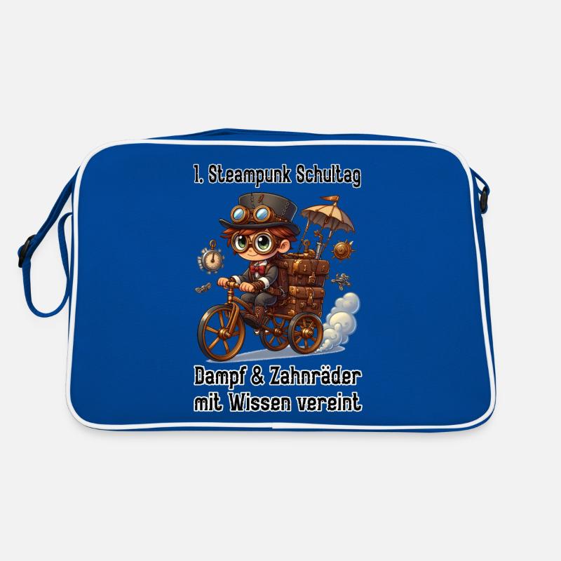 First Steampunk School Day Retro Bag