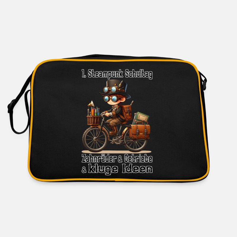 First Steampunk School Day Retro Bag