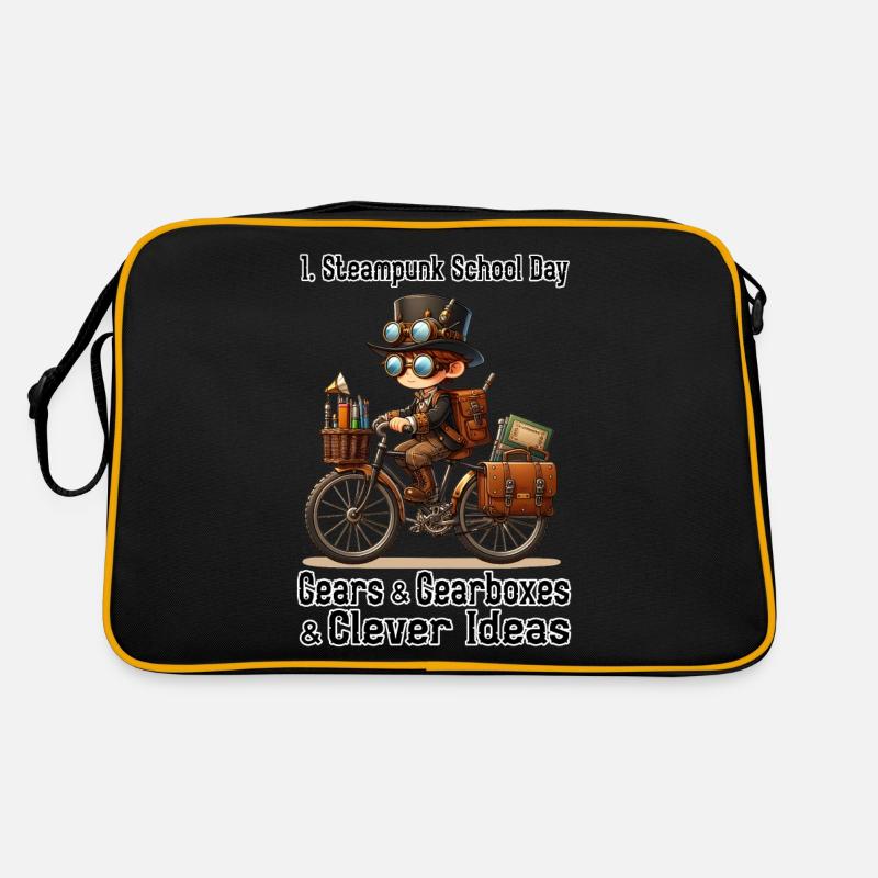 First Steampunk School Day Retro Bag