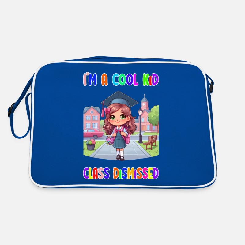 I'm a cool Kid – class dismissed Retro Tasche