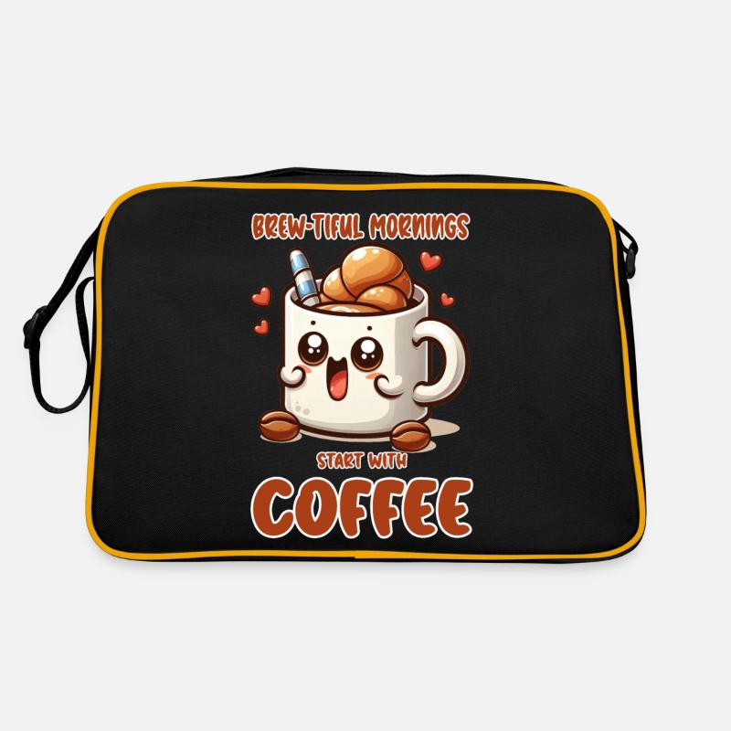 Les matinées chaudes commencent par le café Sac Retro