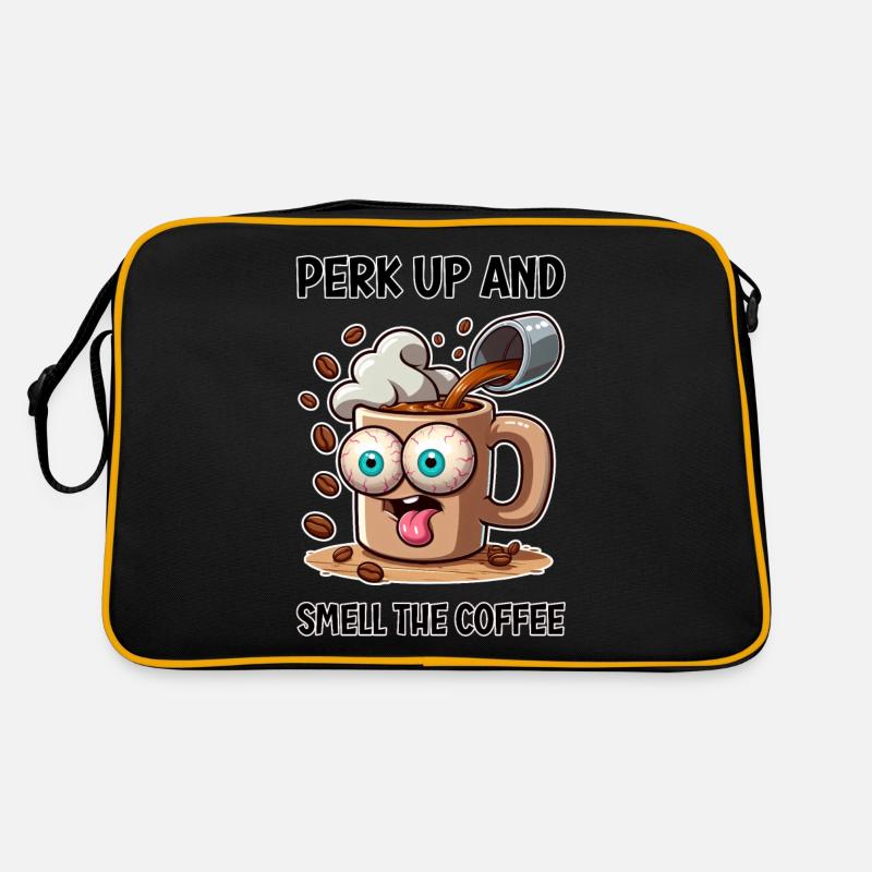 Perk up and smell the coffee Retro Tasche