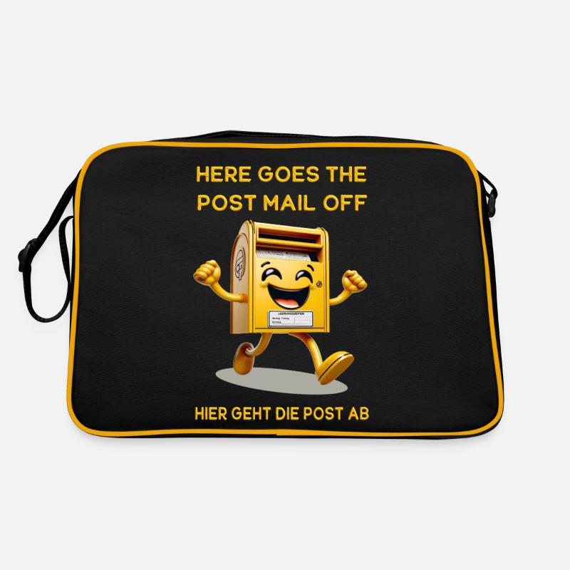 Here goes the post mail off. This is where the mail goes Retro Bag