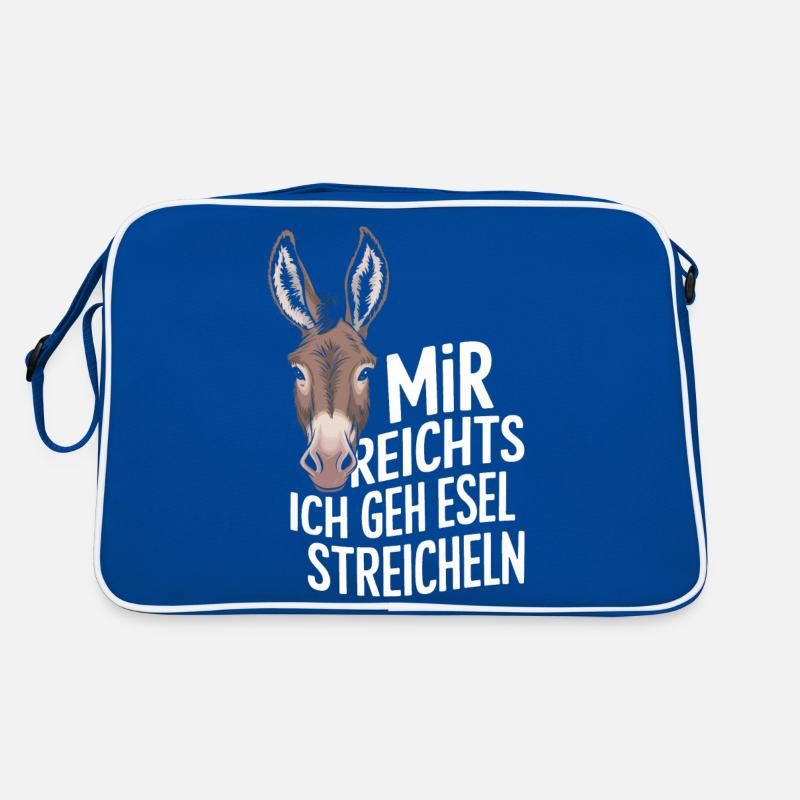Esel Eselchen Maultier Muli Retro Tasche