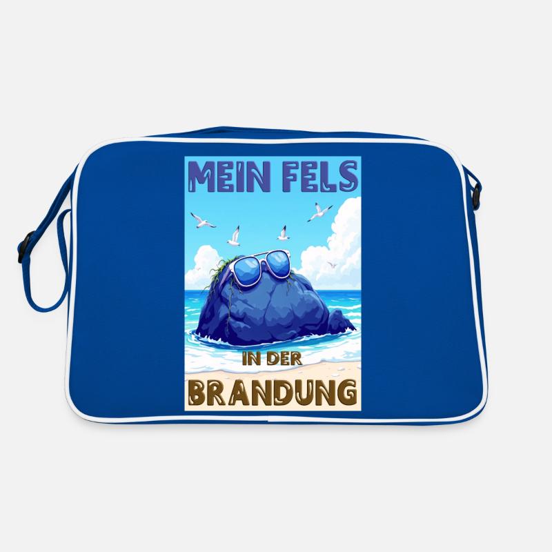 Mon rocher dans les vagues - version allemande Sac Retro