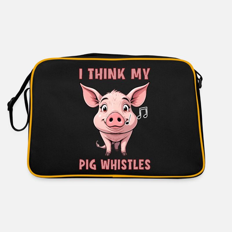 Je pense que mon cochon siffle Sac Retro
