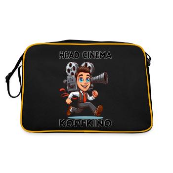 Head Cinema - German idiom - Retro Bag - black/gold - Back
