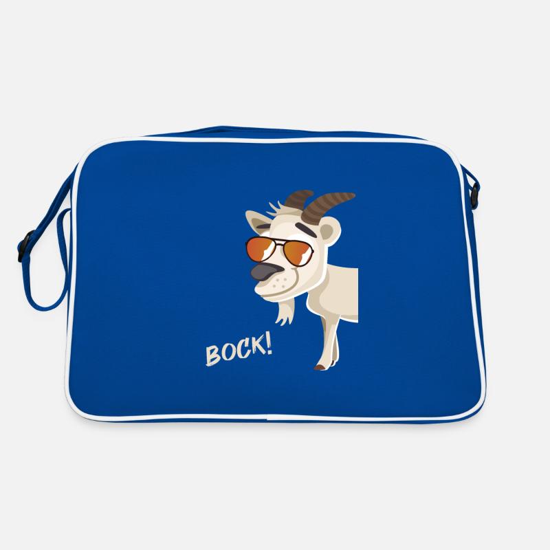 Bock avec des lunettes de soleil Sac Retro