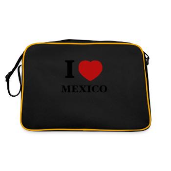J’adore mexico Holiday Design - Sac Retro - noir/or - Dos