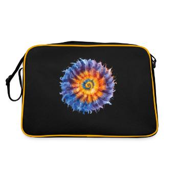Chemise tie dye - Sac Retro - noir/or - Dos