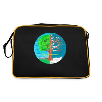 Summer is the new Winter - Sac Retro - noir/or - Dos