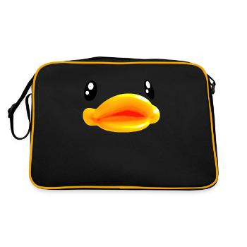 canard canards duck enfants bain - Sac Retro - noir/or - Dos