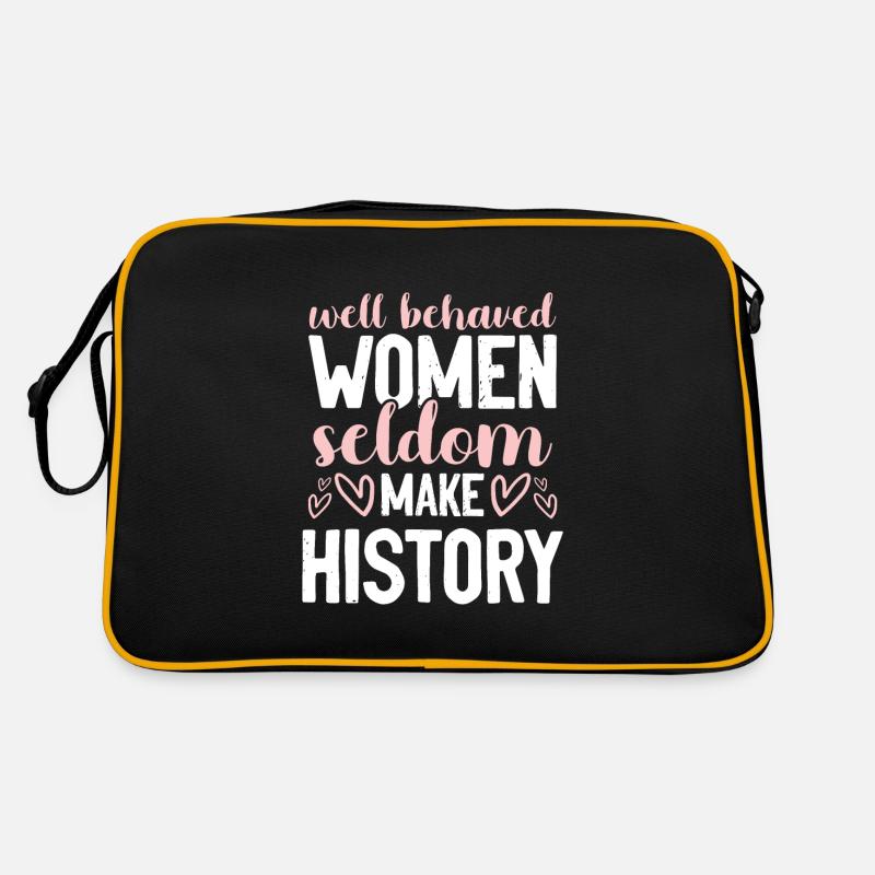 Féminisme disant Sac Retro