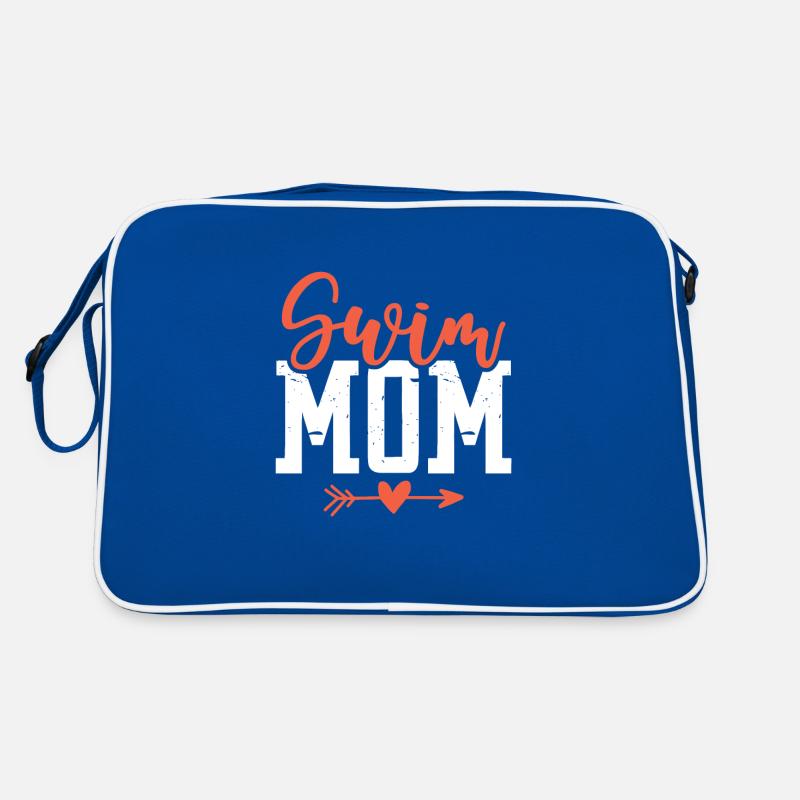 Schwimmen Mom mutter Retro Tasche