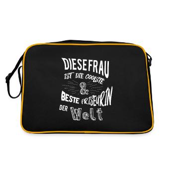 Coiffeuse - Sac Retro - noir/or - Dos