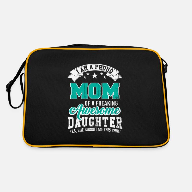 mutter tochter stolz geschenk Retro Tasche
