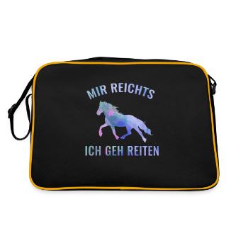 cheval - Sac Retro - noir/or - Dos
