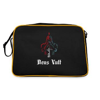 Knight - Retro Bag - black/gold - Back