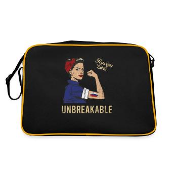 Fille russe incassable - Sac Retro - noir/or - Dos