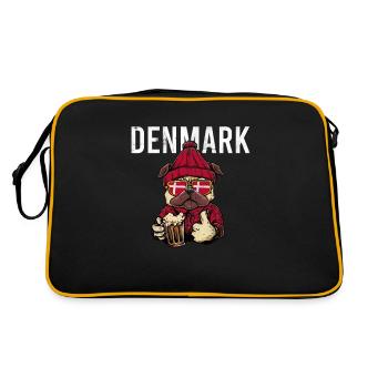 Denmark - Retro Bag - black/gold - Back