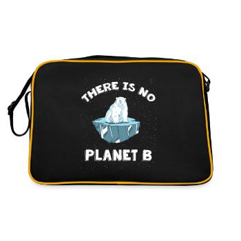 Planète b - Sac Retro - noir/or - Dos
