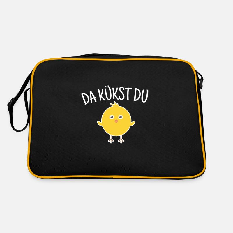 Da Kükst Du Ostern Ostereier Kinder Retro Tasche