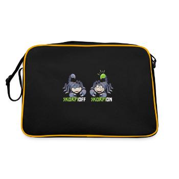 Scorpion Scorpion Scorpion Insecte - Sac Retro - noir/or - Dos