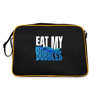 Eat My Bubbles Swimming Swimmer - Retro Bag - black/gold - Back