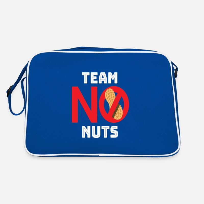 Team No Nuts Nuts Nut Nut Allergy Retro Bag