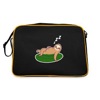 Pickles Sloth Cucumber Pickle - Retro Bag - black/gold - Back