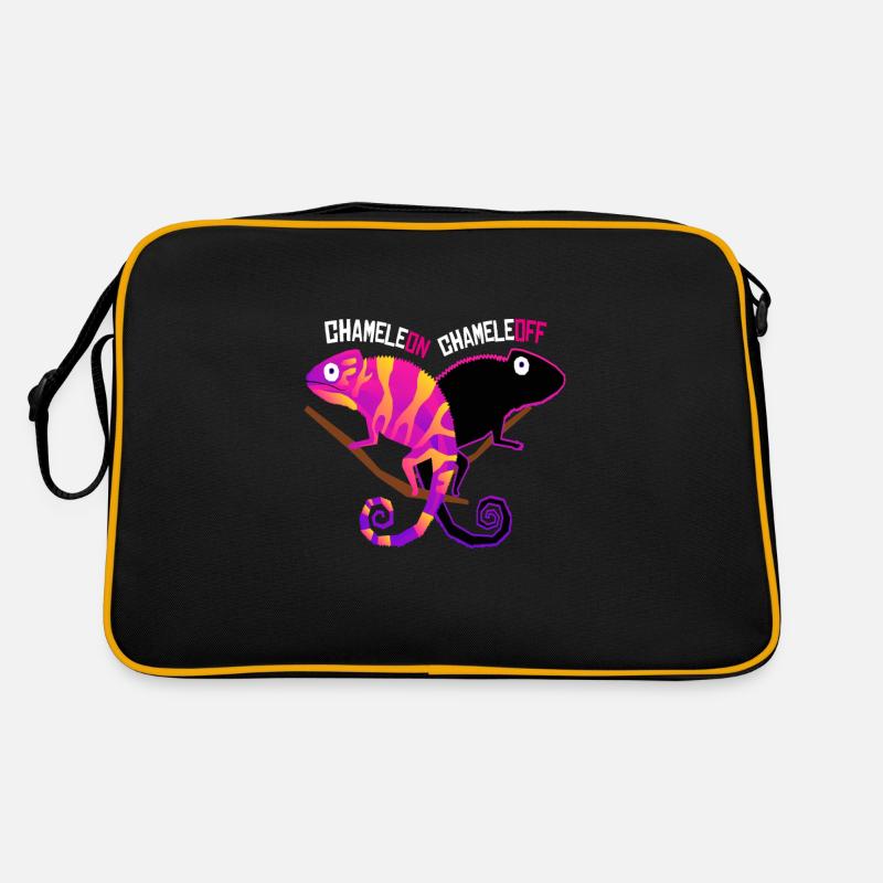 Chameleon Chameleoff Reptile Lizard Retro Bag