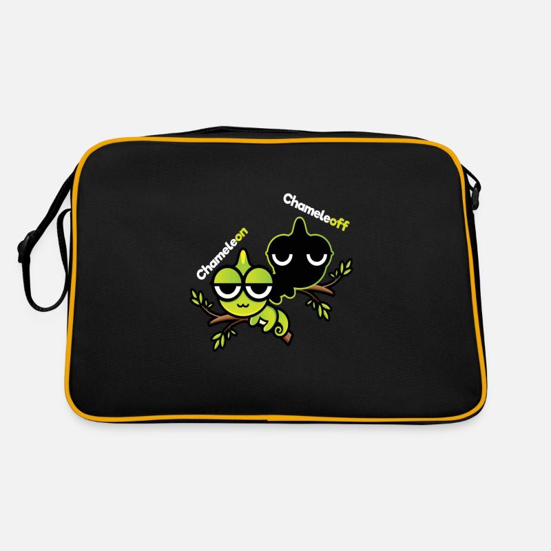 Chameleon Chameleoff Reptile Lizard Retro Bag