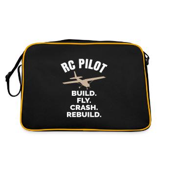RC Pilote Modèle d’avion Modèle - Sac Retro - noir/or - Dos