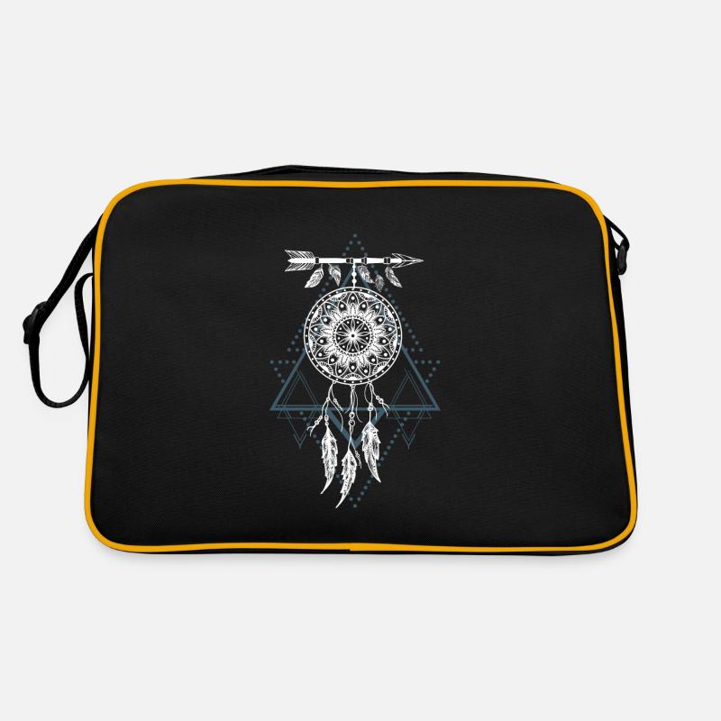 Traumfänger Dreamcatcher Traum Träumen Retro Tasche
