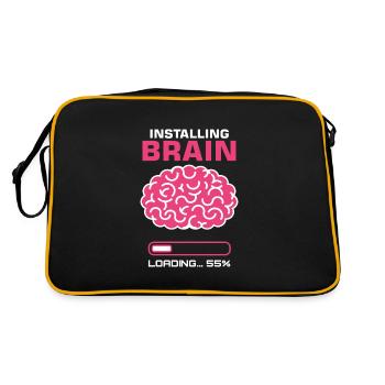 Installation de Brain Brain Science - Sac Retro - noir/or - Dos