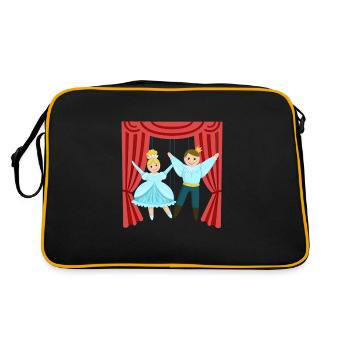 Puppets Puppet Puppeteer Doll Doll - Retro Bag - black/gold - Back