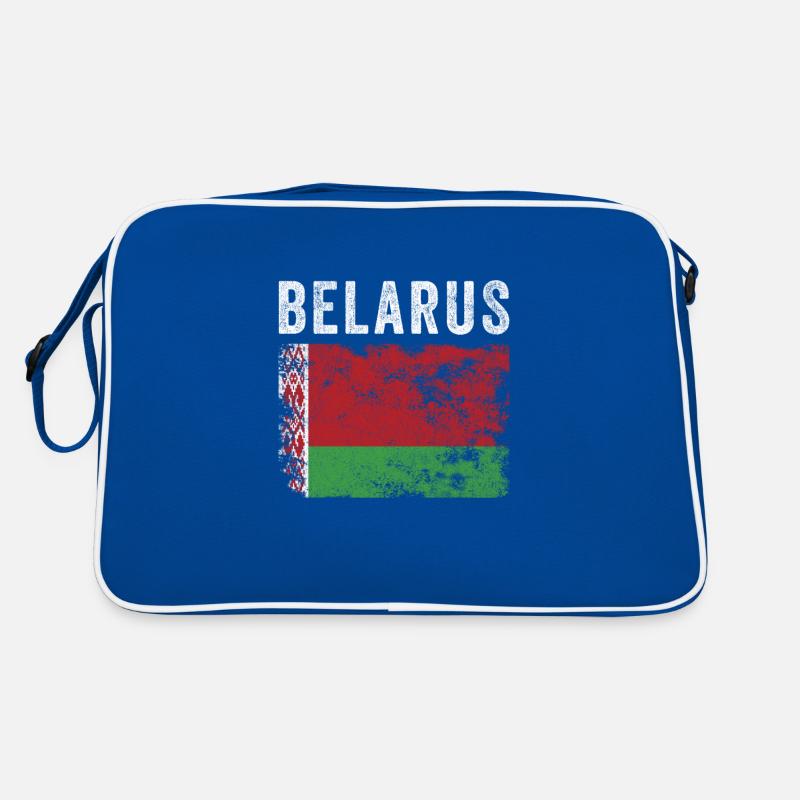 Drapeau biélorusse Drapeau biélorusse en détresse Sac Retro
