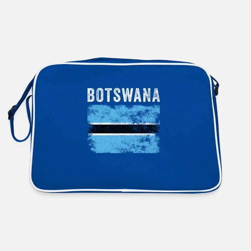 Botswana Flag Distressed Botswanian Flag Retro Bag
