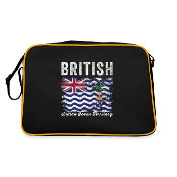 British Indian Ocean Territory Flag - Retro Bag - black/gold - Back