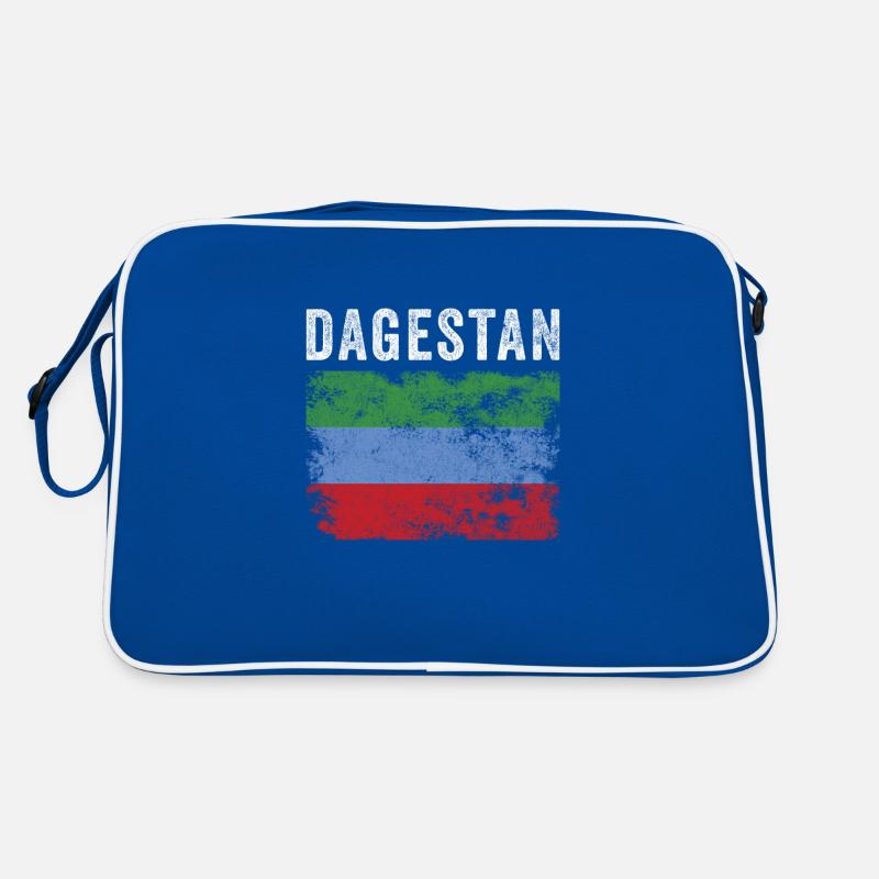 Dagestan Flag Distressed - Dagestan Flag Retro Tasche
