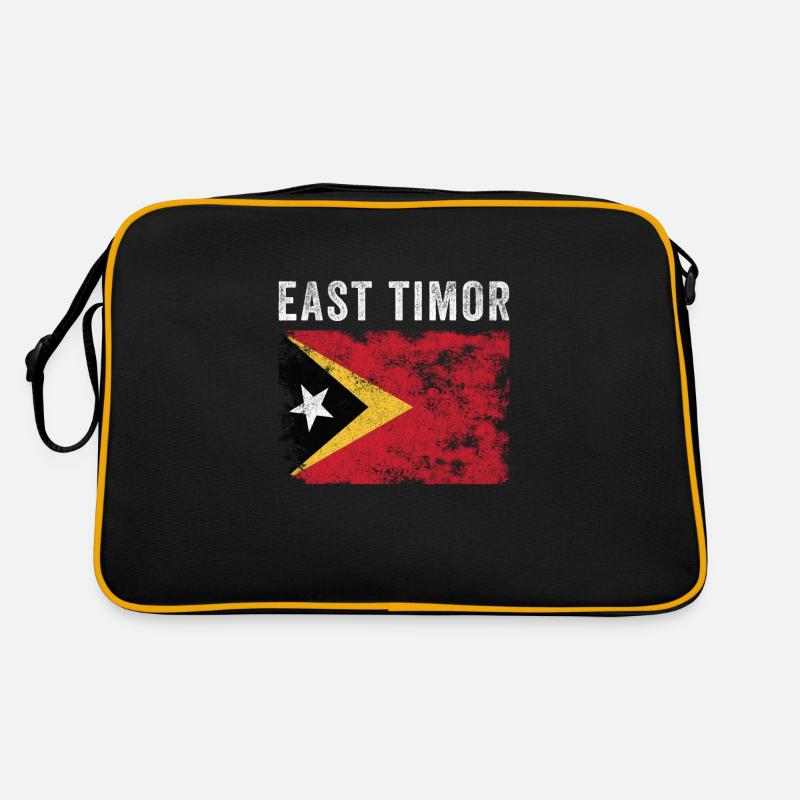 Osttimor-Flagge Distressed Timorese Flagge Retro Tasche